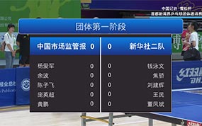 “雪松杯”团体赛第一阶段：中国市场监管报VS新华社二队